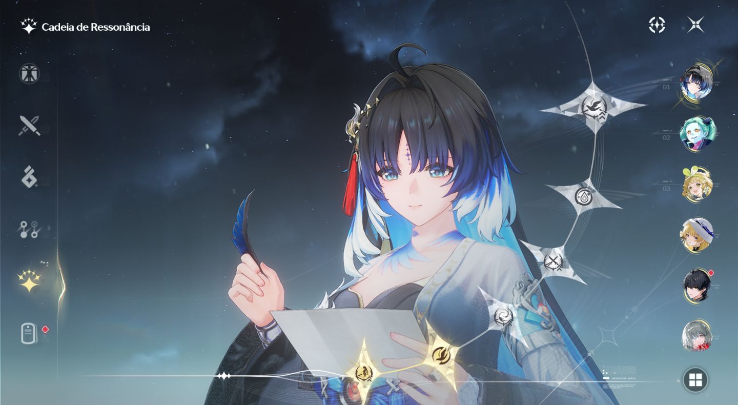 CONTA WUTHERING WAVES COM YANGYANG E2 + ARMA E OUTROS
