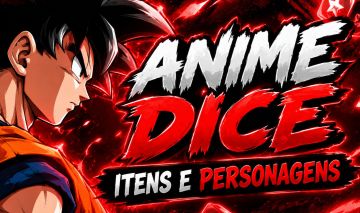 Anime Dice Itens e Personagens