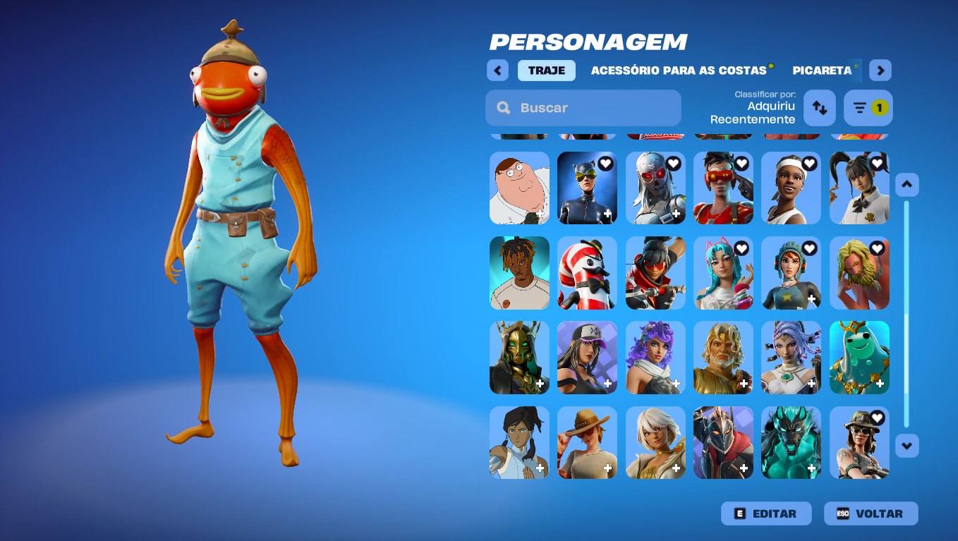 CONTA FORTNITE - COM DIVERSAS SKINS TRY HARDS