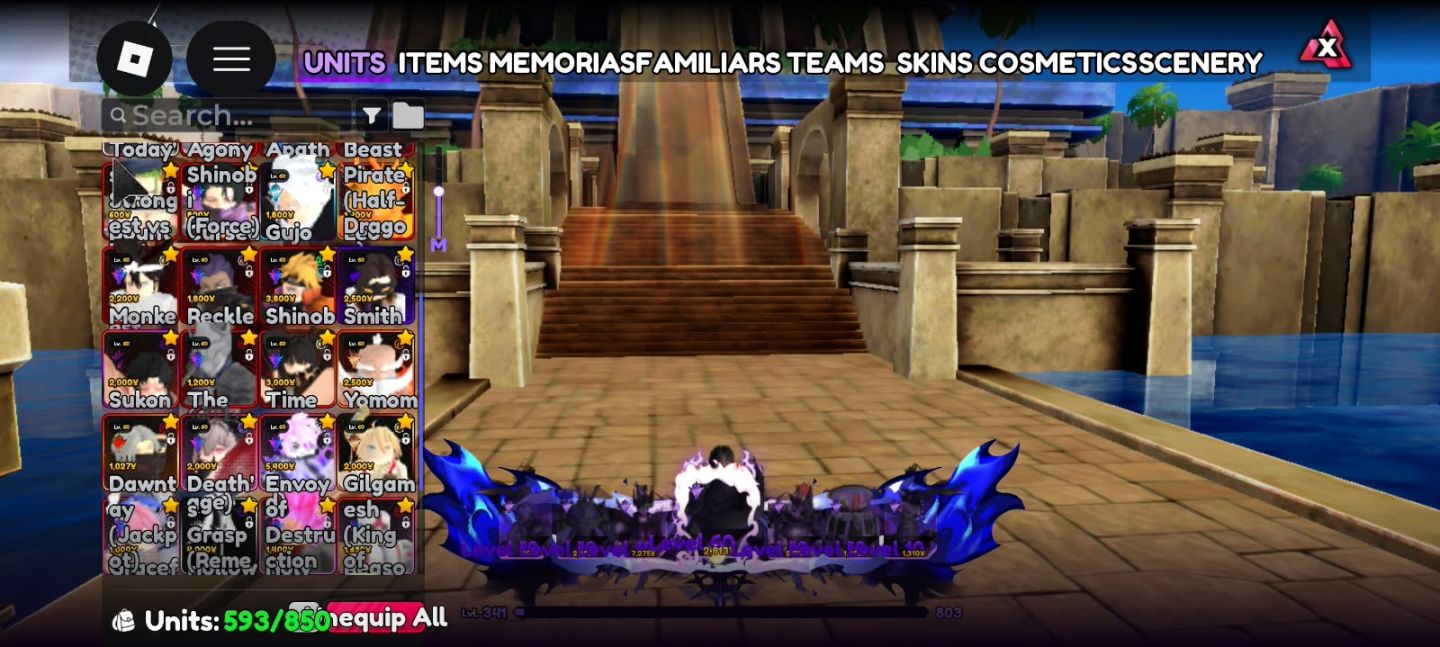 Conta Anime Vanguards + de 35 monarch