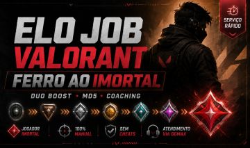 Elo Job Valorant | Ferro ao Imortal | Duo Boost