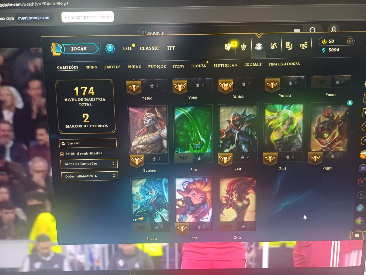 Conta Riot de Lol, Valorant e TFT