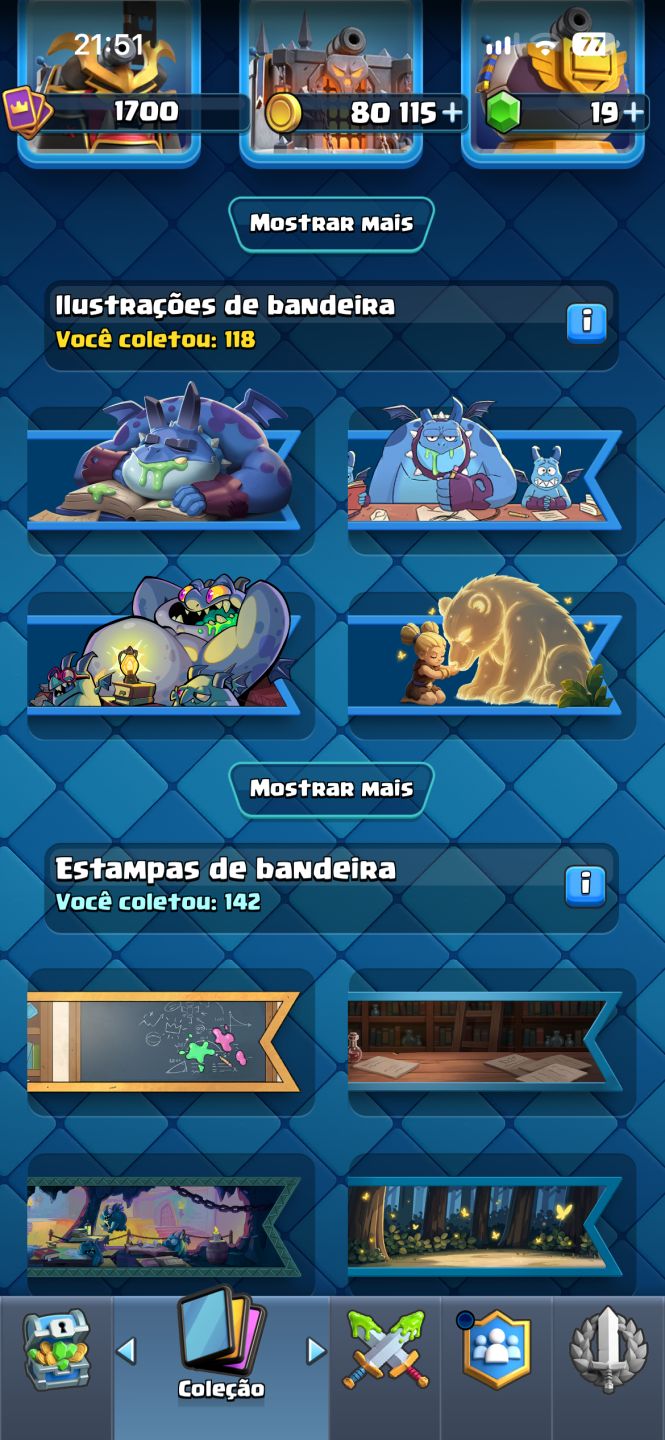 Conta de Clash Royale - 9 anos