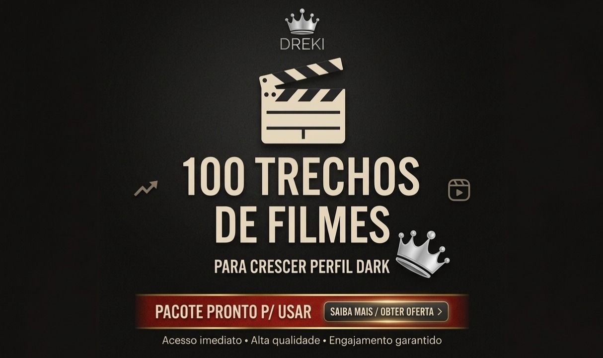 PACK 100 TRECHOS DE FILMES PARA POSTAR NAS REDES!!!