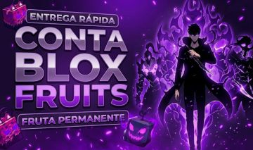 CONTA INSANA BLOX FRUITS FRUTAS PERMS E GAMEPASS COM SKINS DE ROBLOX!