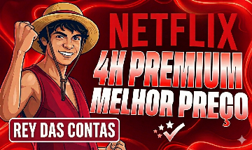 NETFLIX 4K - TELA PRIVADA OU COMPARTILHADA 30 DIAS + BRINDES