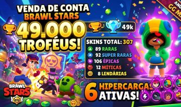 Conta de brawl stars skins valiosas