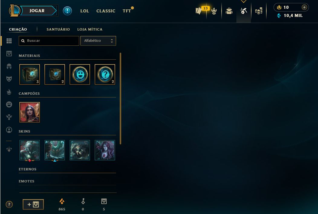 CONTA LOL MESTRE, GANHANDO 33 PDL, 83 CHAMPS, MAIORIA DAS SKINS SÃO DE JUNGLE.