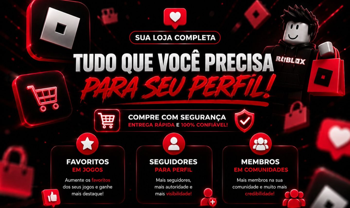 ROBLOX - Seguidores - Membros Em Comunidade - Favorito Em Seu Jogo