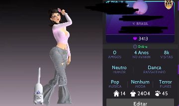 CONTA FEMININA AVAKIN LIFE LVL 39