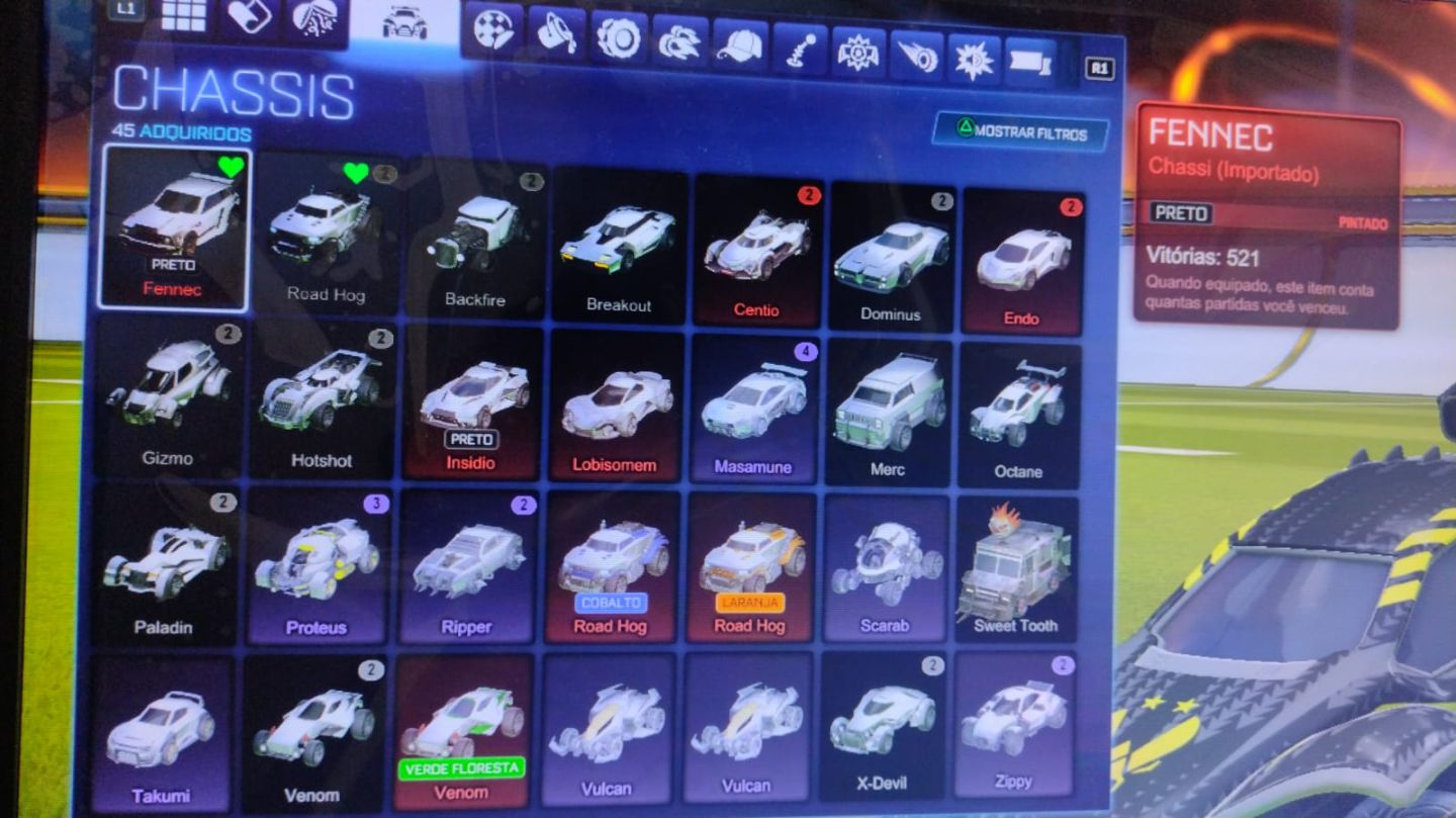 CONTA ROCKET LEAGUE GC REWARD E VARIAS TAGS