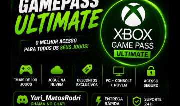 CONTAS XBOX ULTIMATE (GAMEPASS ULTIMATE) A VENDA (PROMOÇÃO)
