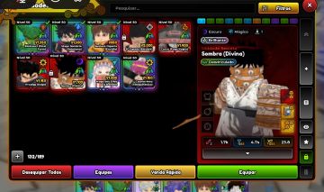 Conta anime expedition com megumi shiny e 8 unbaund (preço negociável)