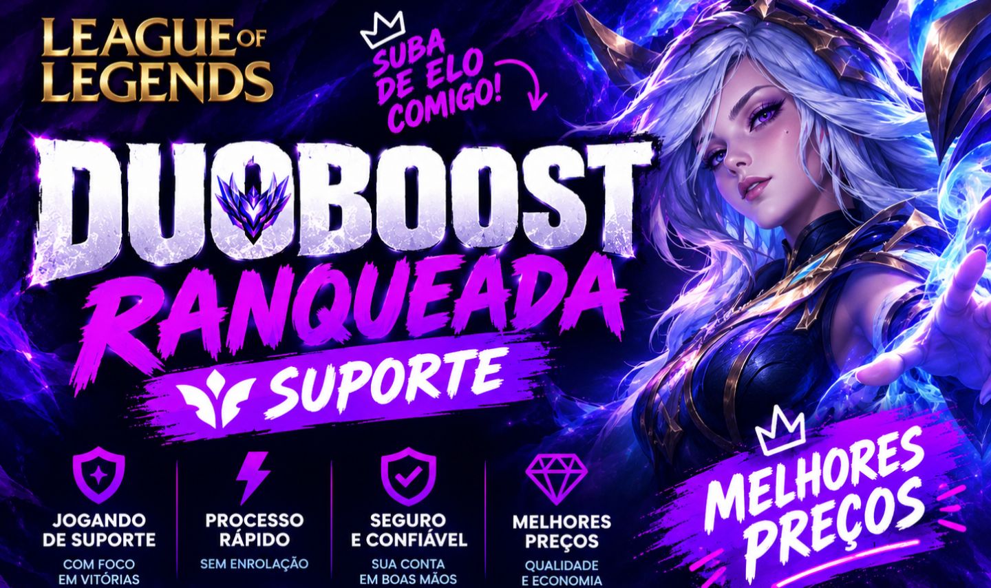 Duo Boost League of Legends PC - Support Main | MELHORES PREÇOS