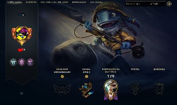 CONTA LOL 32 SKINS 2 ULTIMATES