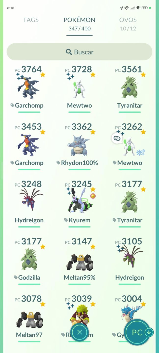 Conta de pokémon go Rara e boa muito pokémon 100%