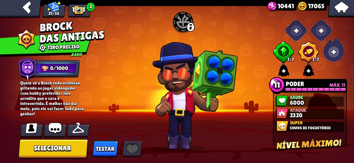 CONTA BRAWL STARS VETERANA (2018) 40K TROFÉUS MUITAS SKINS RARAS