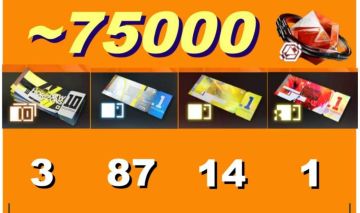 Contas reroll com 72-75k