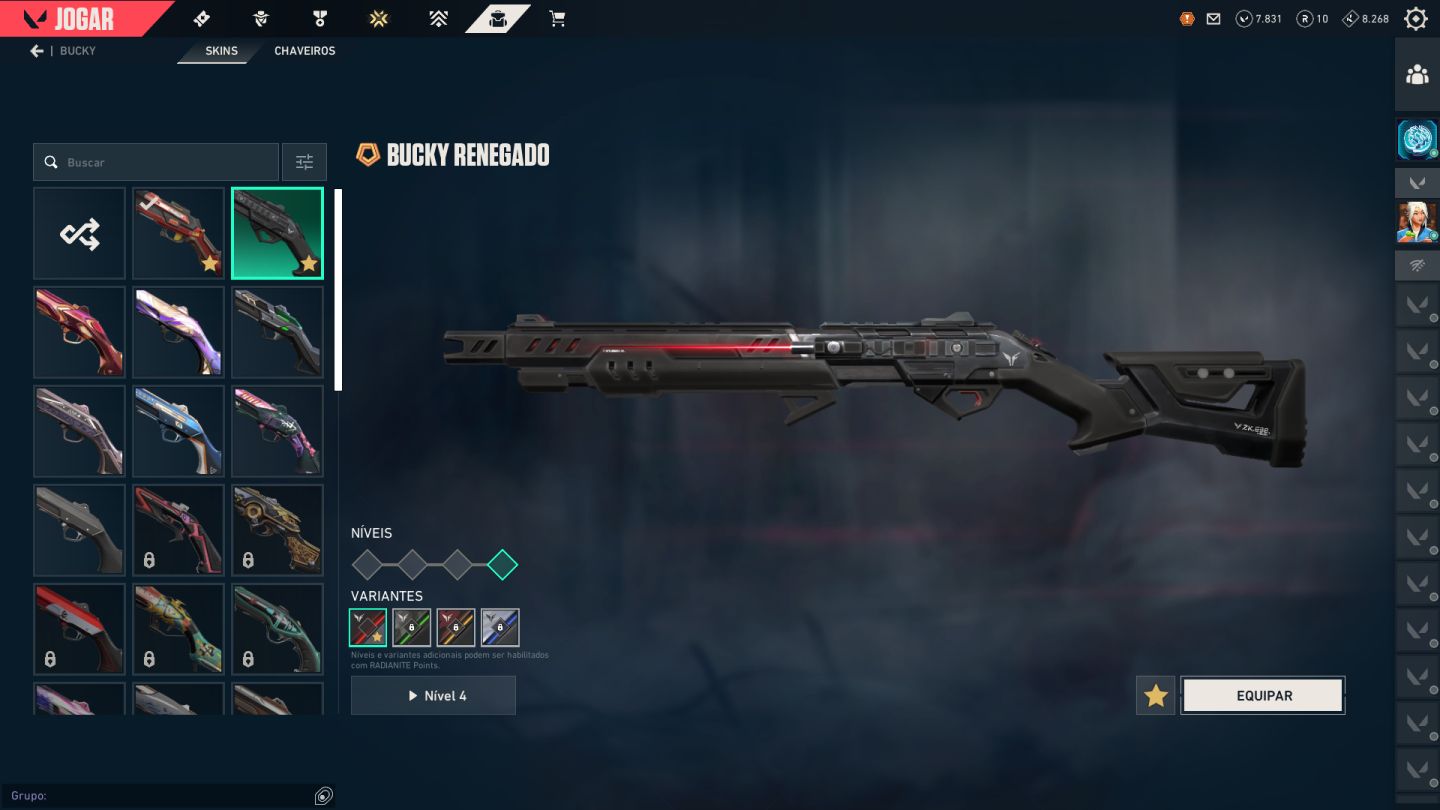 CONTA COM MUITAS SKINS INCLUINDO CHAMPIONS 26