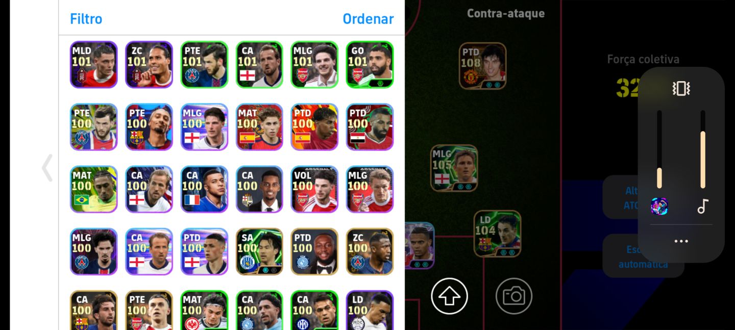 CONTA EFOOTBALL - ELENCO MUITO FORTE | 3220 FORÇA COLETIVA