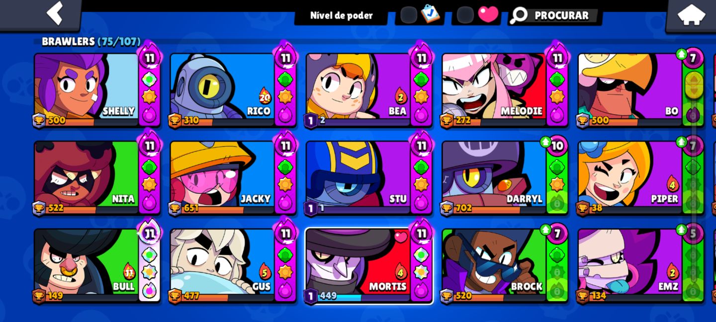 CONTA DE BRAWL STARS FA 9K TROFÉUS INICIANTE