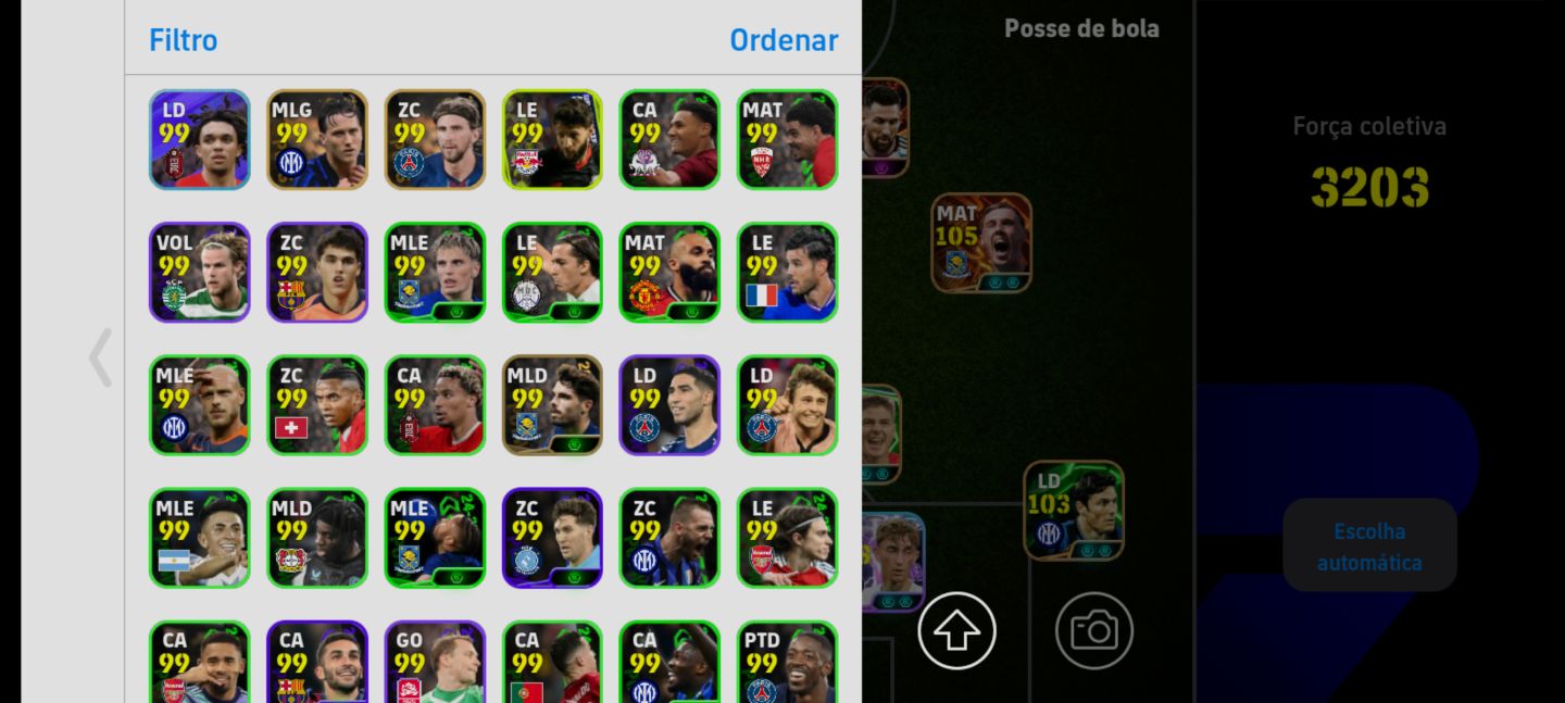 CONTA BRABA COM VÁRIOS LEGENDS