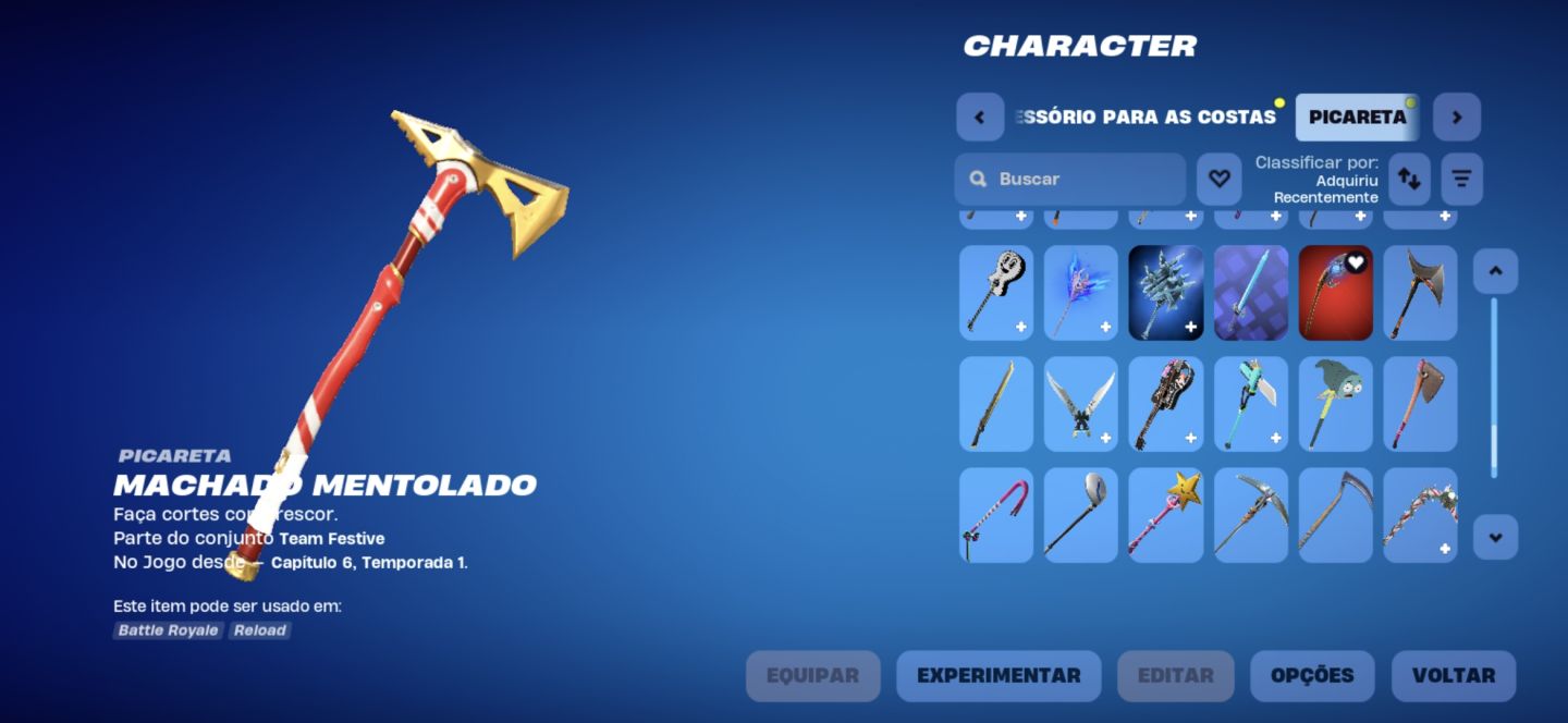 CONTA DE FORTINITE COM +100SKIN E PICARETAS, UNICO DONO