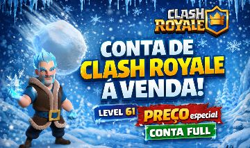 Conta de Clash Royale | 12k de troféus e 15 cartas evo...