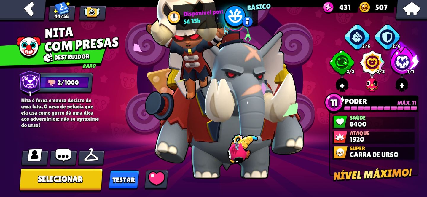 CONTA DE BRAWL STARS MUITO UPADA