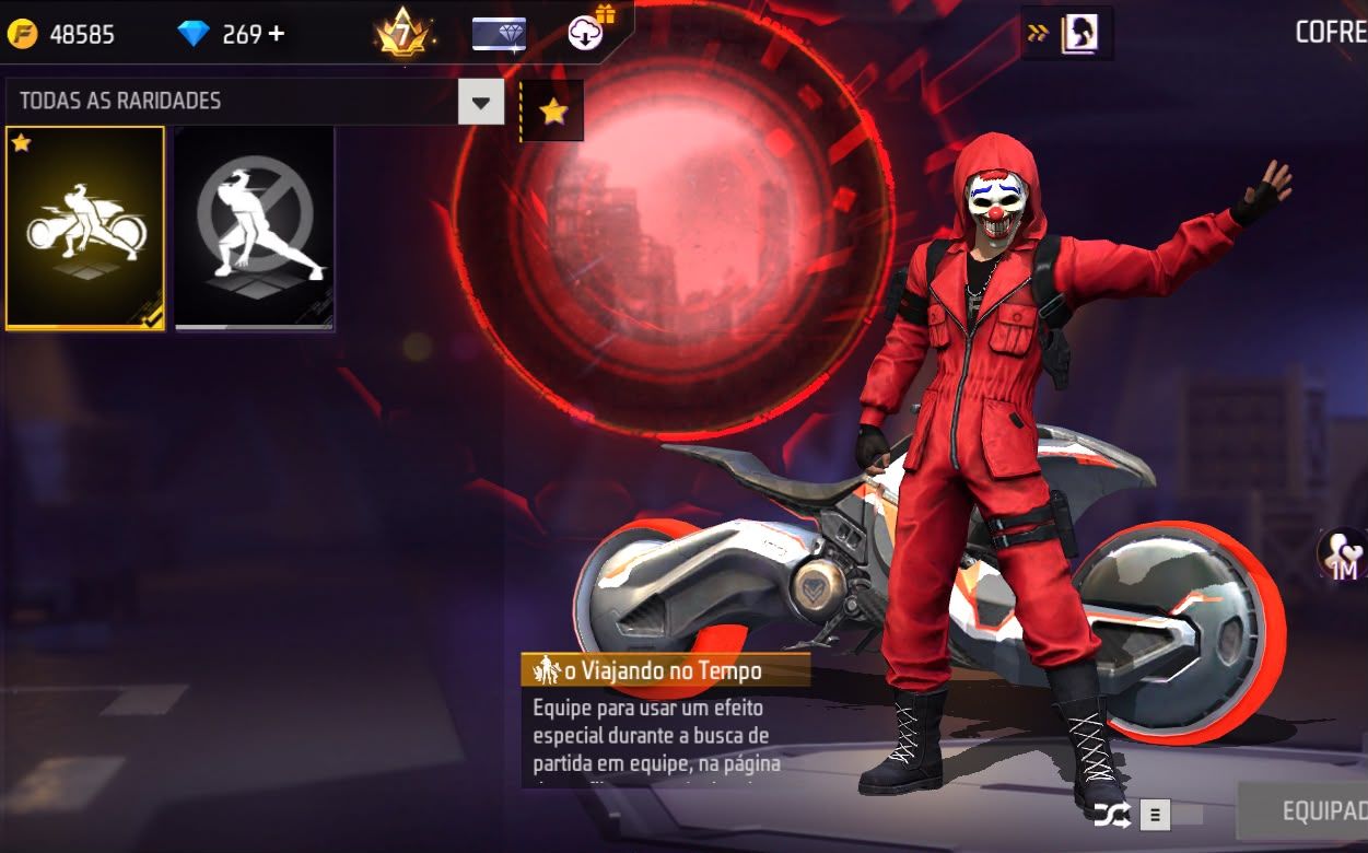 Conta free fire com primeiro segundo terceiro setimo passe bandeirao angelical