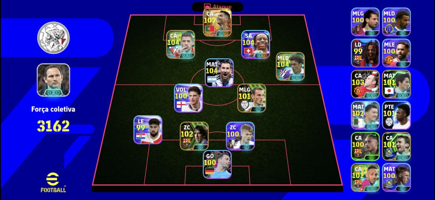 Conta Efootball 2027 Cristiano Ronaldo Big time
