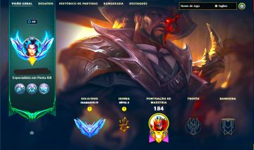 LENDÁRIA LUCIAN VELHO OESTE + [ DIAMANTE COM 65% DE WIN RATE ] + [ TROCA NICK ]