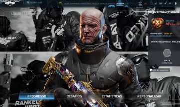 Conta Warzone Prestigio master iridescente