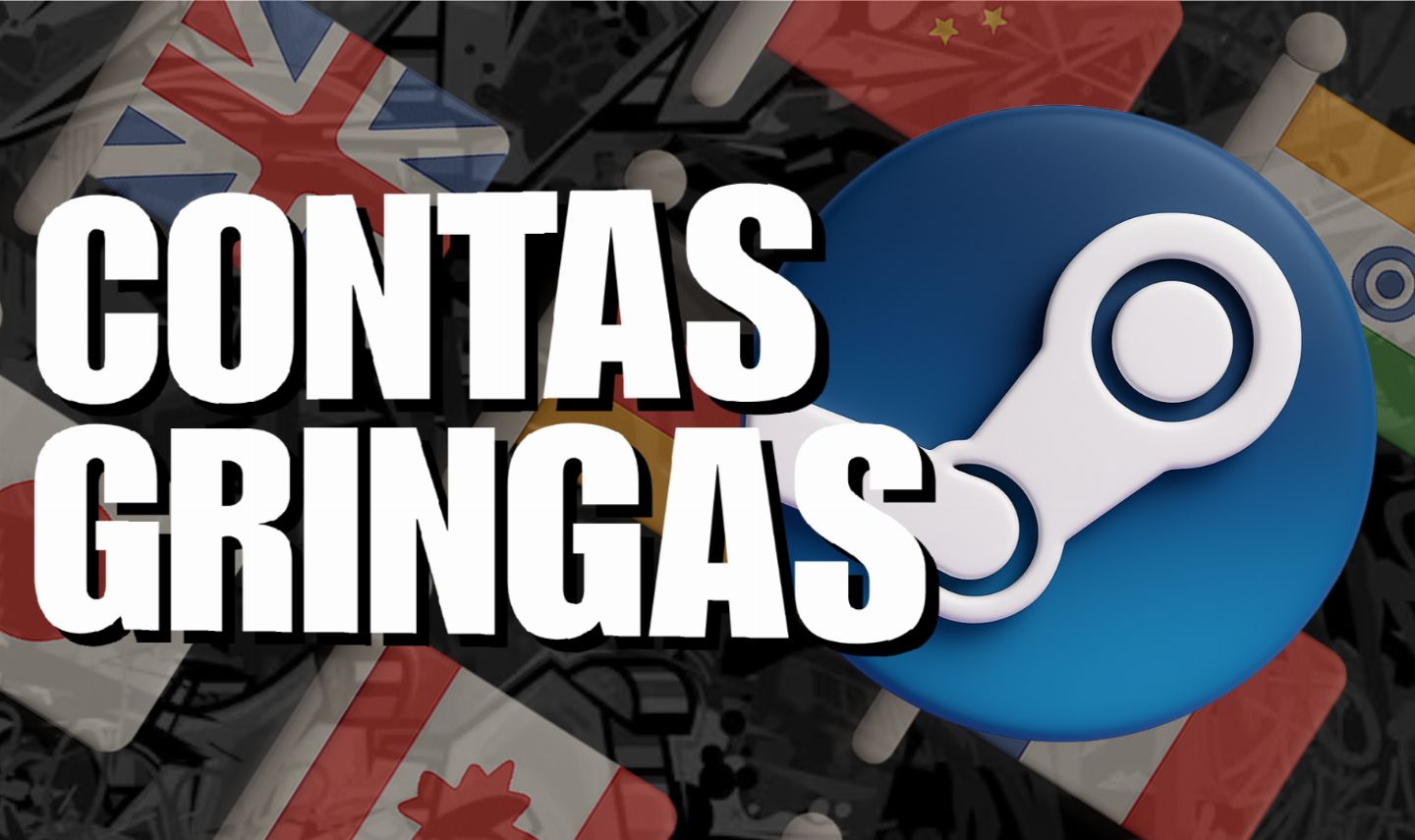 CONTAS STEAM DE DIFERENTES PAÍSES! - COMPRE JOGOS MAIS BARATOS NA GRINGA!