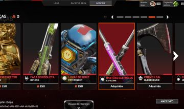 Conta apex com 2 heranças, blood e lifeline