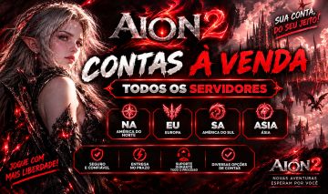 AION 2 - CONTAS LEVEL 45 - COMPRE SUA ALT