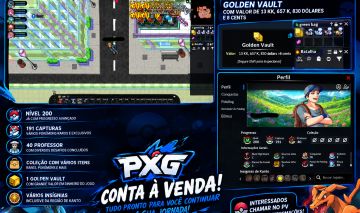 Conta Nível 200 / 13Kk Cash Mais Pokes
