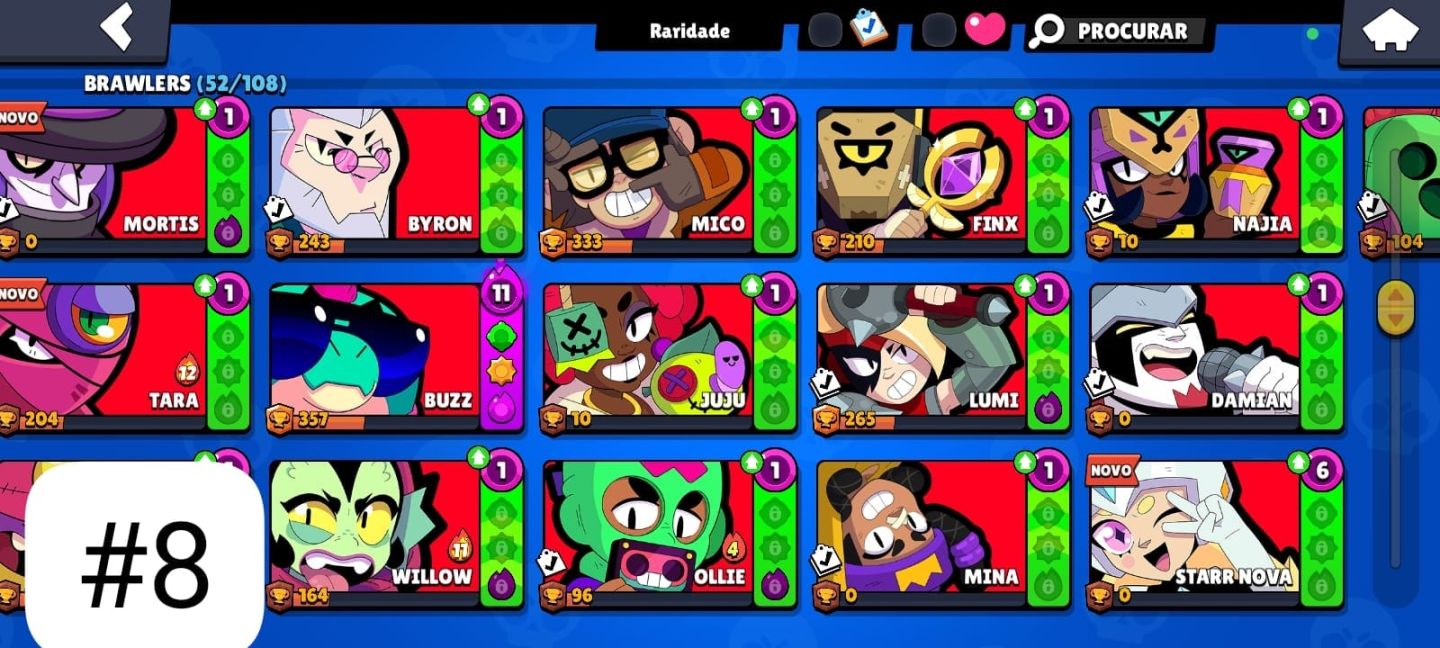 Contas de braw stars melhor preço!!