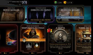 CONTA MK MOBILE - 18 DIAMANTES (RAIN F4, LIU KANG) + 200 CRISTAIS DRAGÃO.