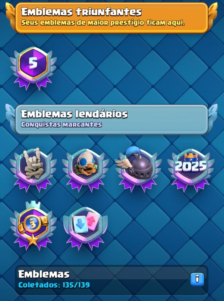 Conta Clash Royale | 5 anos de conta | Full level