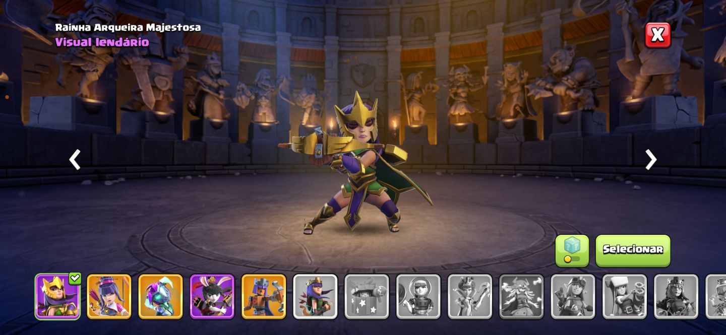 CONTA CLASH OF CLANS CV15 LV147 559 GEMAS 6 CONSTRUTOR 4 PETS MUITAS SKINS