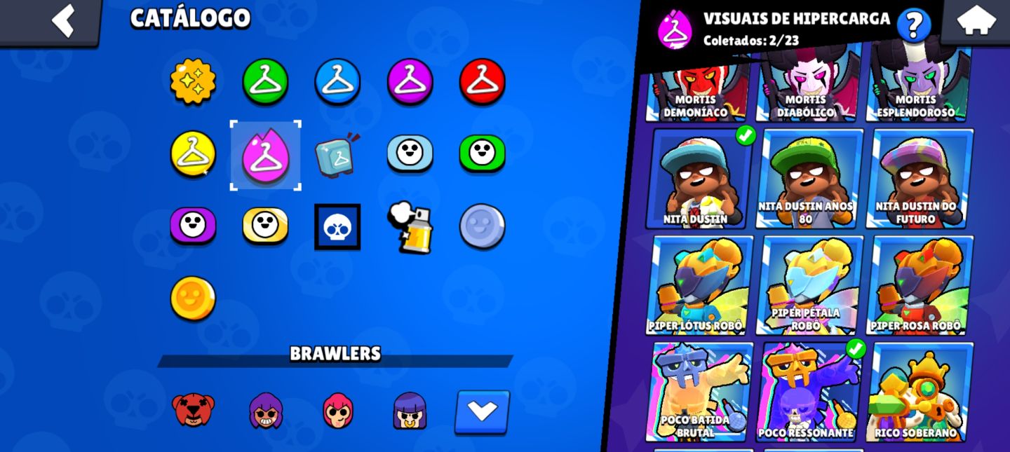 CONTA DE BRAWL STARS 38K DE TROFÉUS 93 BRAWLERS