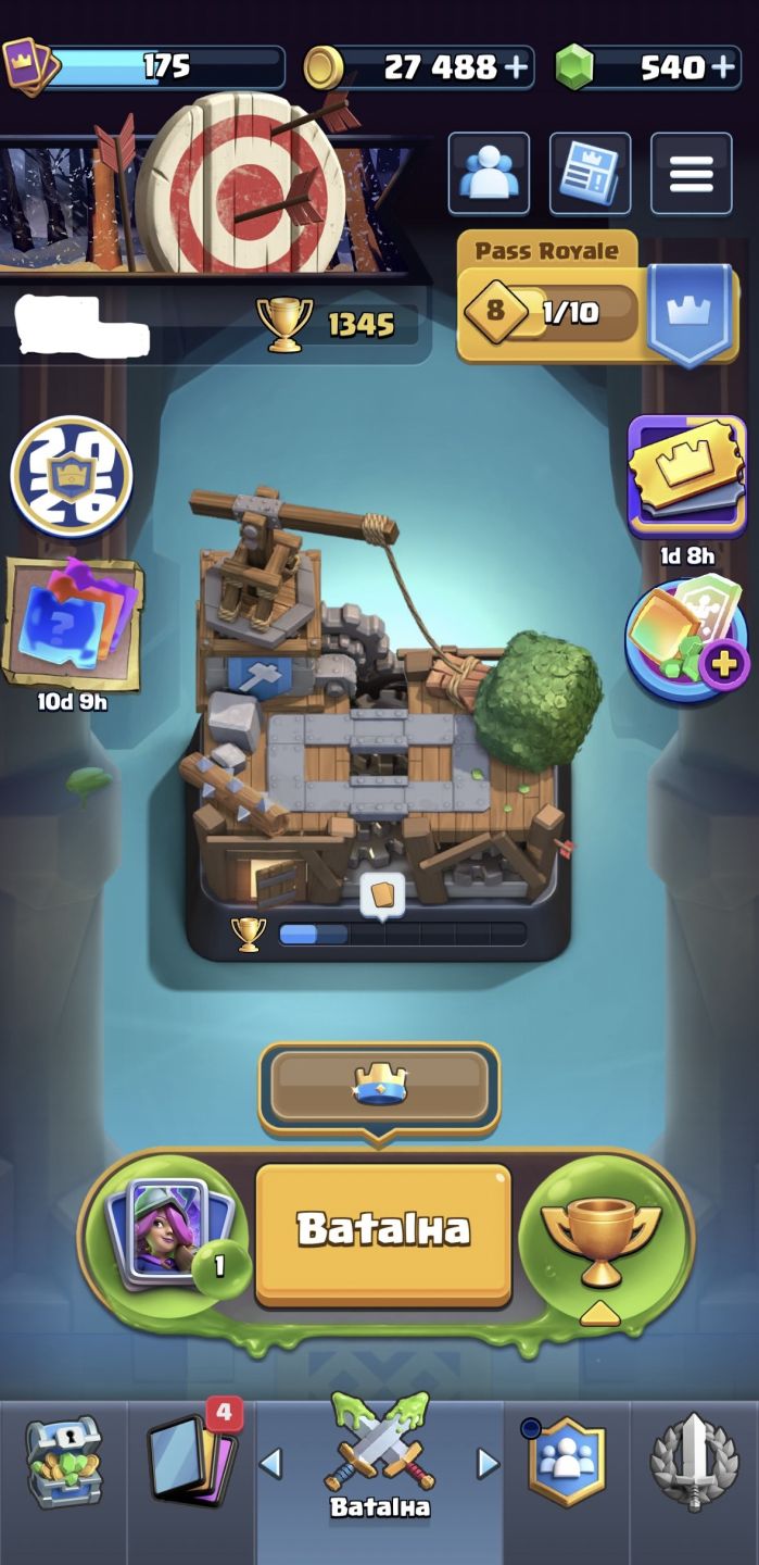 Conta básica Clash Royale