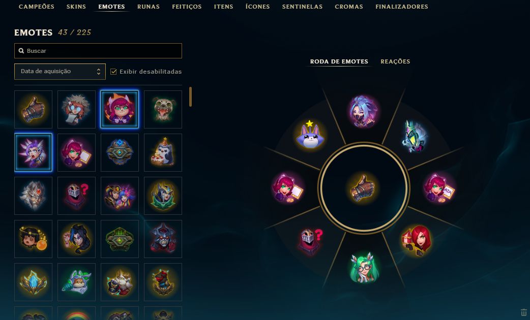 CONTA PRA SMURF LVL 55 - PLATINA 4 - 1 SKIN LENDARIA - 8 EPICAS MMR ALTO