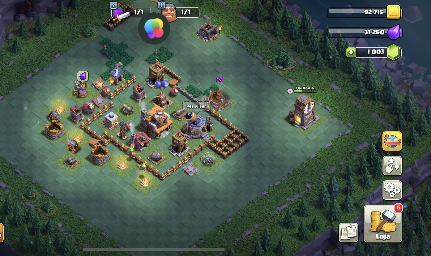 COMBO 3 CONTAS: BRAWL STARS + COC + CLASH ROYALE