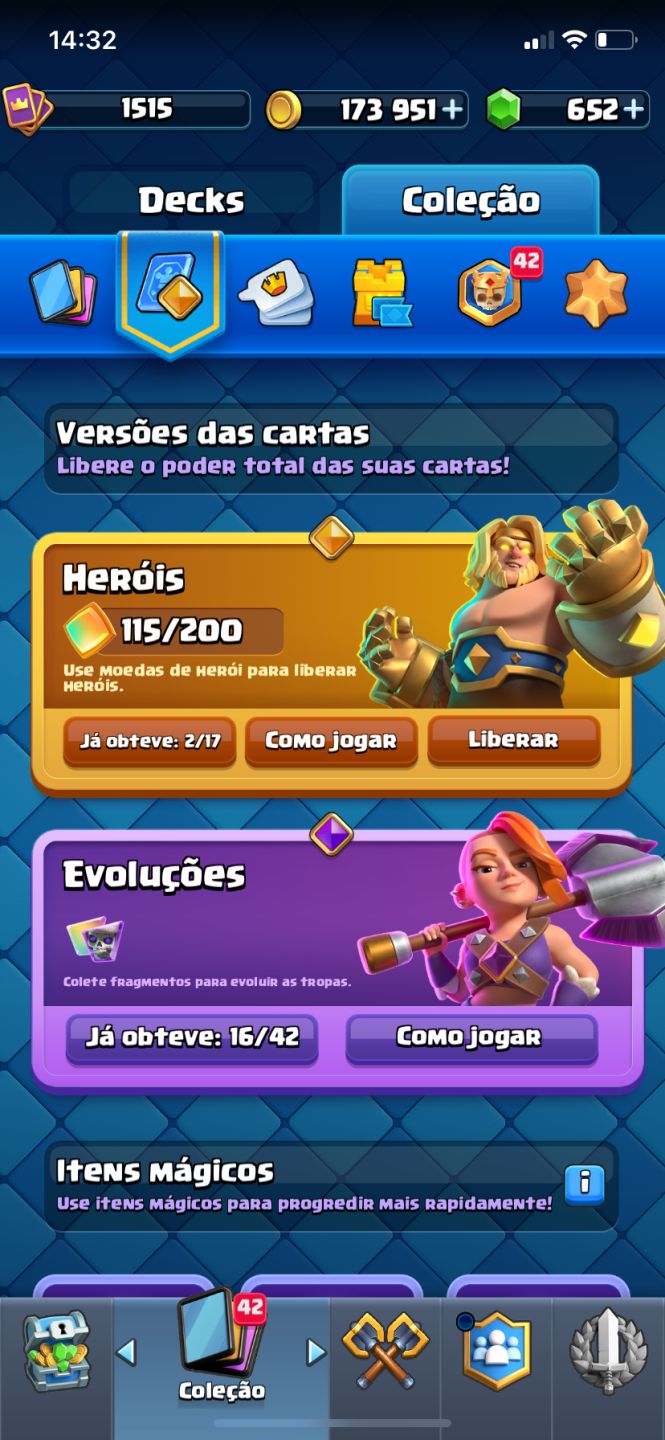 CONTA CLASH ROYALE 11k DE TROFÉUS, TODAS AS CARTAS MUITO BEM UPADA