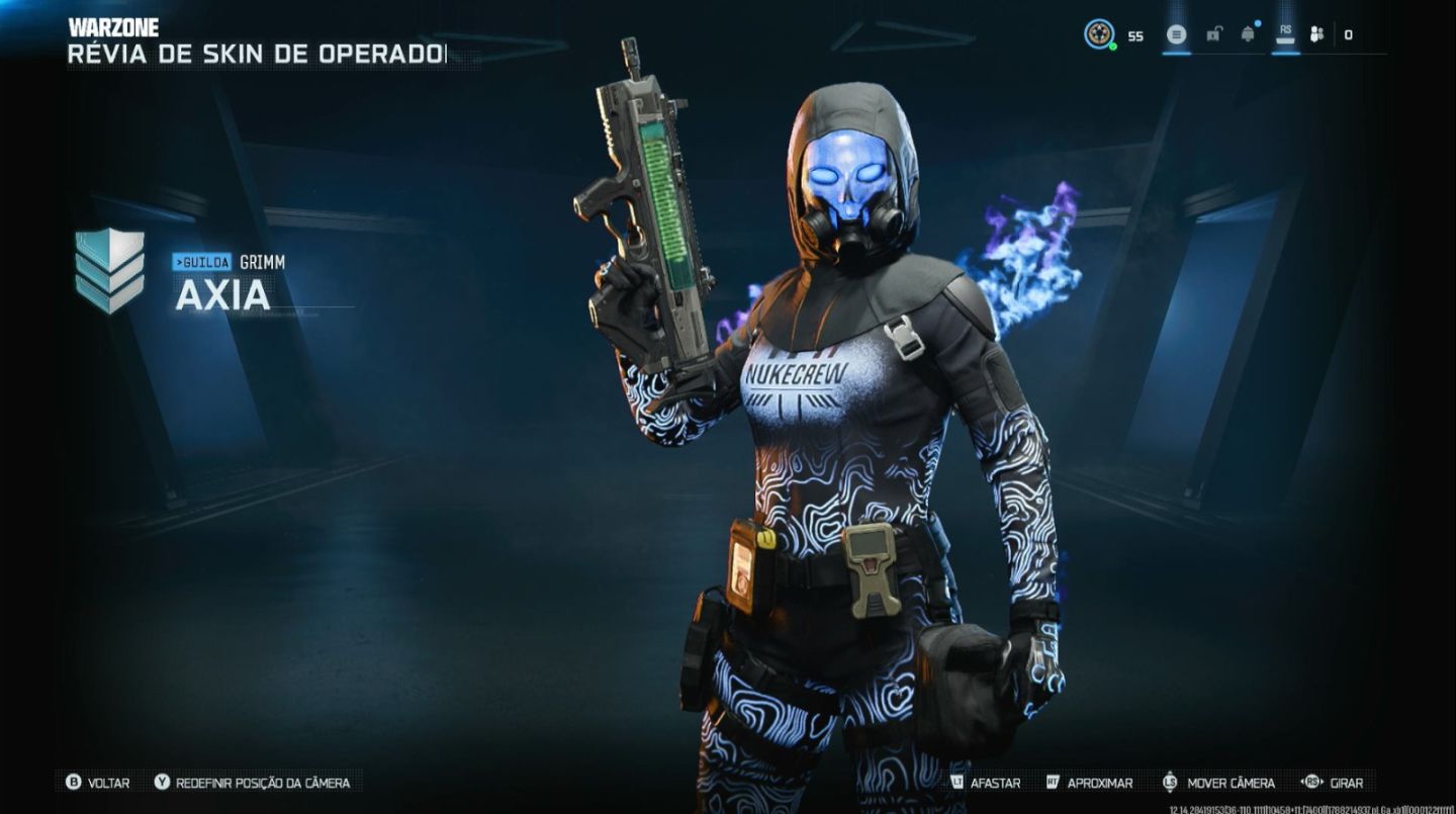 Conta Muito Rara Nuke Warzone + Carmesim + Singularity + Nuke MP