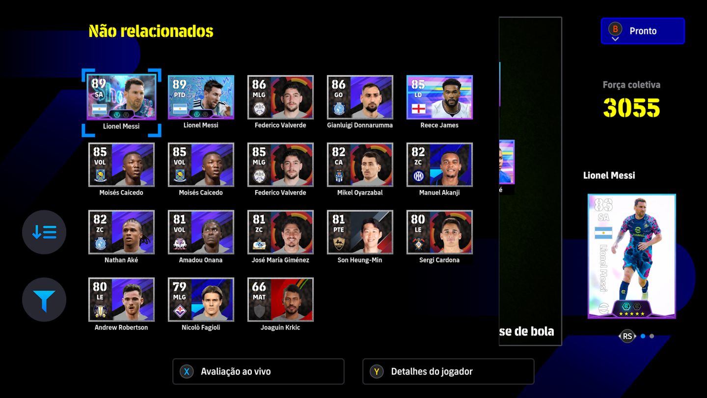 CONTA EFOOTBALL XBOX/PC PARA INICIANTE COM SHEVCHENKO, MUSIALA SHOW TIME E +100