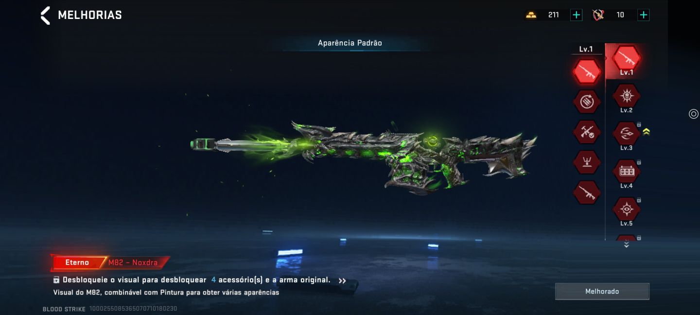 CONTA BLOOD STRIKE | 2 ETERNAS + PASSE DE NIVEL