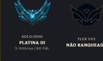 Conta smurf platina 3 mmr alto